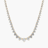 Oceans Graduated Diamond Necklace